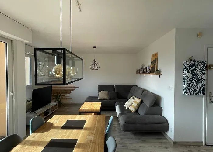Bright Duplex- Terrace-brison-saint-innocent شقة Brison-Saint-Innocent
